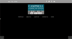 Desktop Screenshot of campbellcommunications.biz