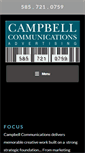 Mobile Screenshot of campbellcommunications.biz